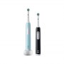 Szczoteczka elektryczna do zębów Oral-B Pro Series 1 Duo, ładowana, dla dorosłych, 2 głowice, 3 tryby czyszczenia, niebiesko-cza - 2